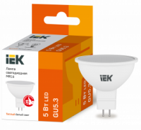 Лампа светодиодная IEK GU5.3 3000К 5 Вт