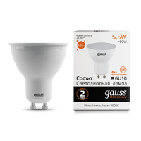 Лампа светодиодная Gauss GU10 5,5 Вт