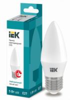 Лампа светодиодная IEK Е27 4000К 5 Вт