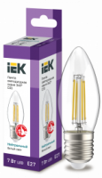Лампа светодиодная IEK Е27 4000К 7 Вт